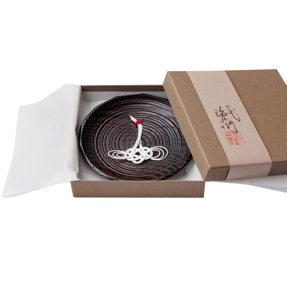 村瀬治兵衛さんの沢栗平山皿4寸5分: キッチン雑貨 | スイーツ・グルメ