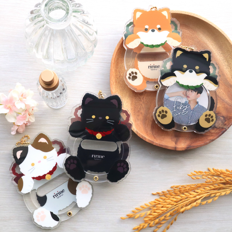 缶バッジアクリルフレーム 和風アニマル 狐| FUKUYA ONLINE フクヤ