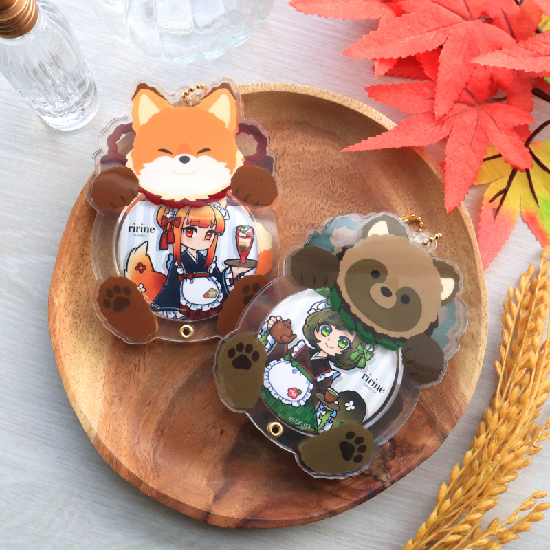 缶バッジアクリルフレーム 和風アニマル 狐| FUKUYA ONLINE フクヤ