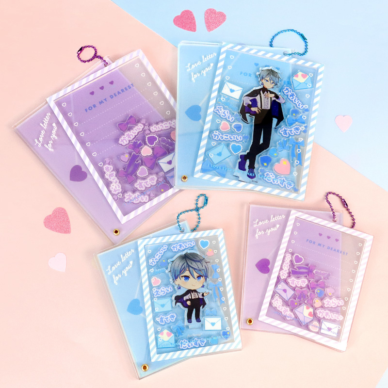 ラブレターアクリルフレーム ブロマイドサイズ パープル| FUKUYA