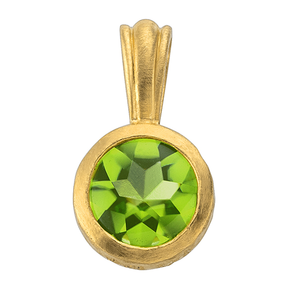 K18イエローゴールド ペリドット ペンダントトップ | 高品質 金・プラチナ