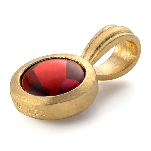 K18イエローゴールド ガーネット ペンダントトップ | 高品質 金・プラチナ