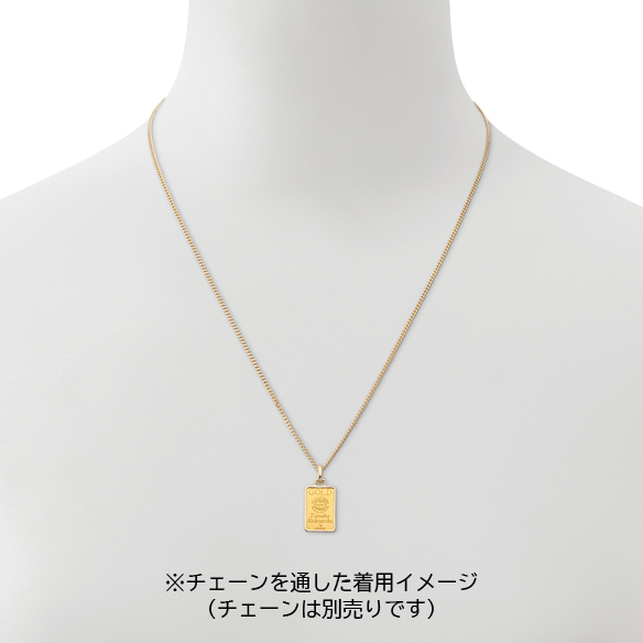 純金1gコインバー ペンダントトップ | 高品質 金・プラチナ