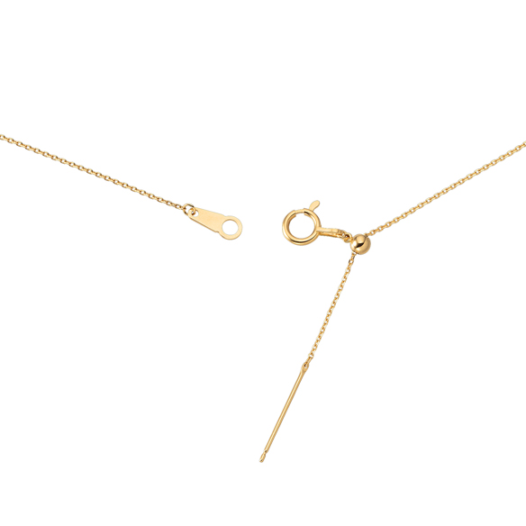 K18イエローゴールド 誕生石ペンダント 3way （8月の誕生石