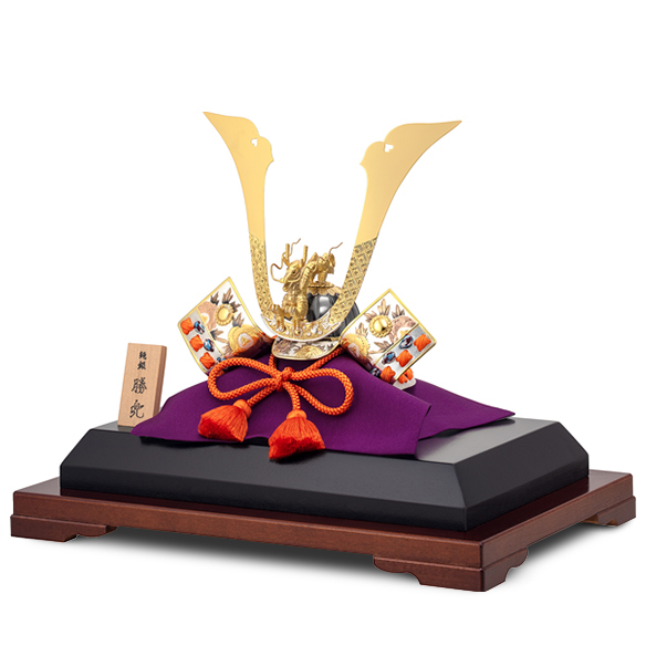 純銀兜 「龍」 中 | 高品質 金・プラチナ