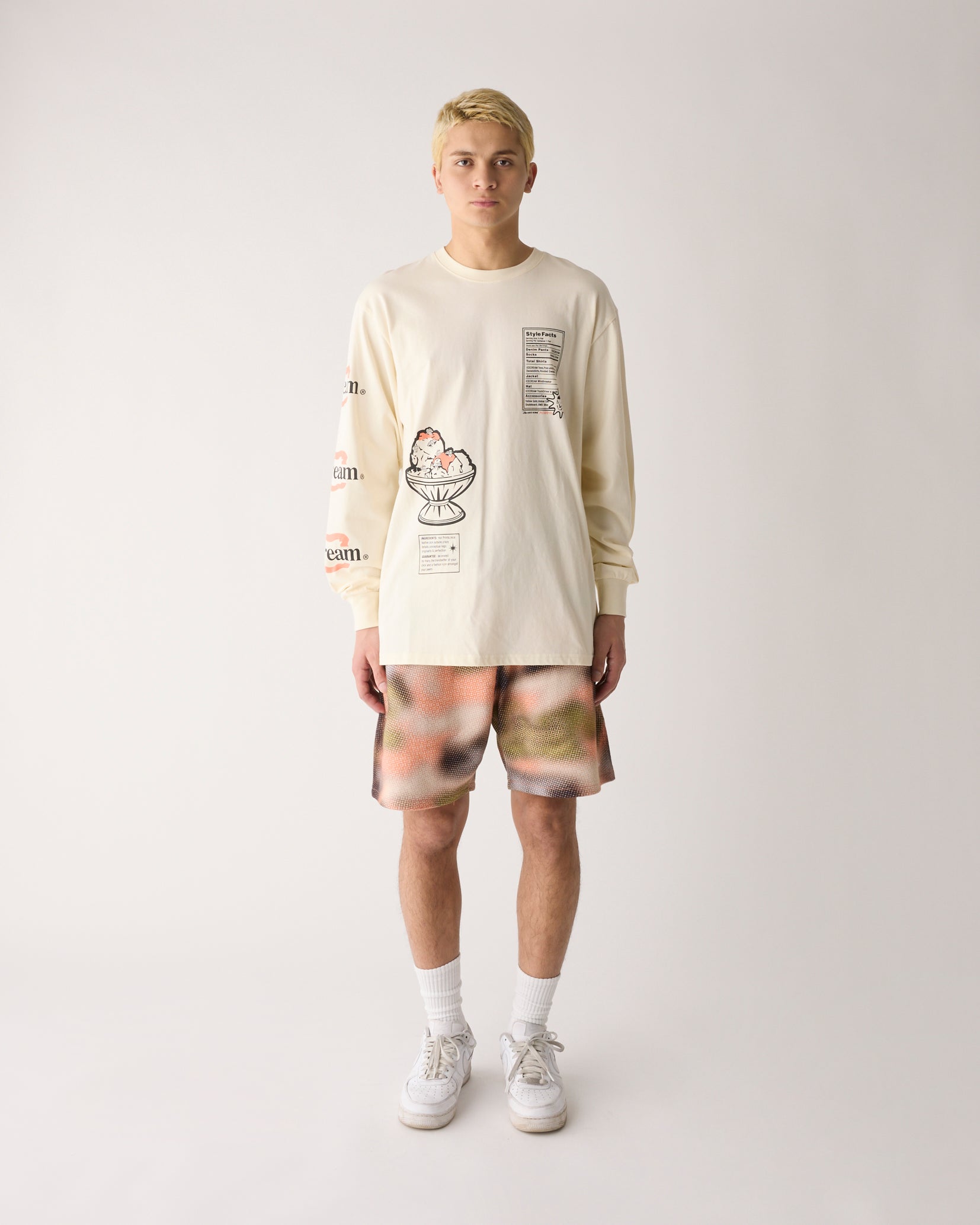 アイスクリーム】スタイル ファクス LS Tシャツ – GQ SHOP