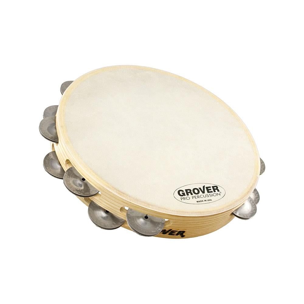 Bantamweight™ German Silver Tambourine – Grover Pro Percussion
