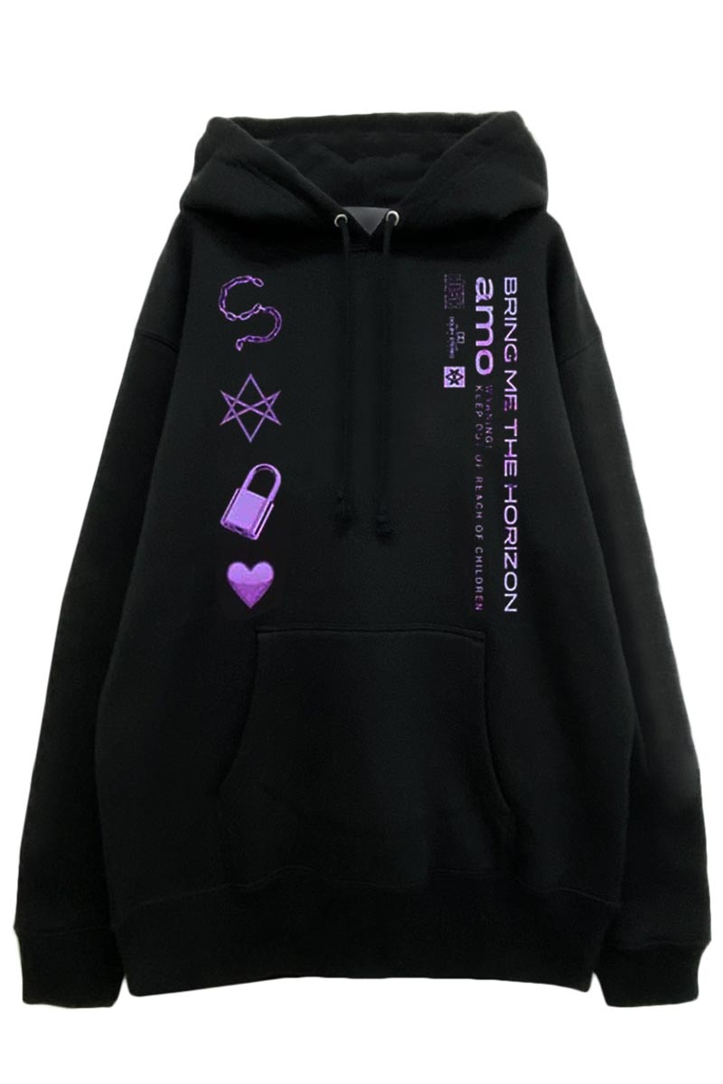 BRING ME THE HORIZON UNISEX PULLOVER HOODIE: AMO SYMBOLS / ロック