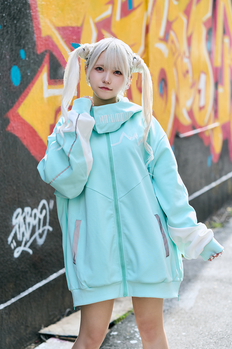 数量限定予約】NANIMONO×over print ”ジャージは戦闘服☆” LIGHT BLUE