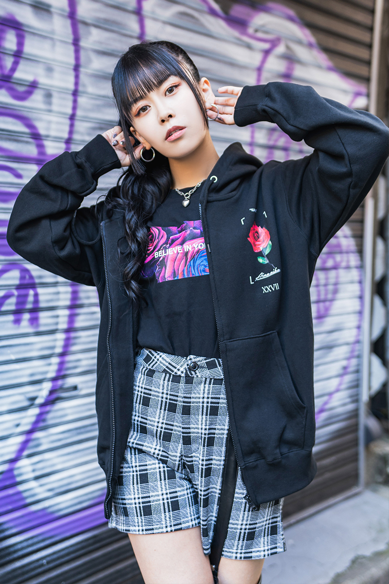 相羽あいな×KAVANE×GEKIROCK CLOTHINGスペシャル・コラボ・ジップ