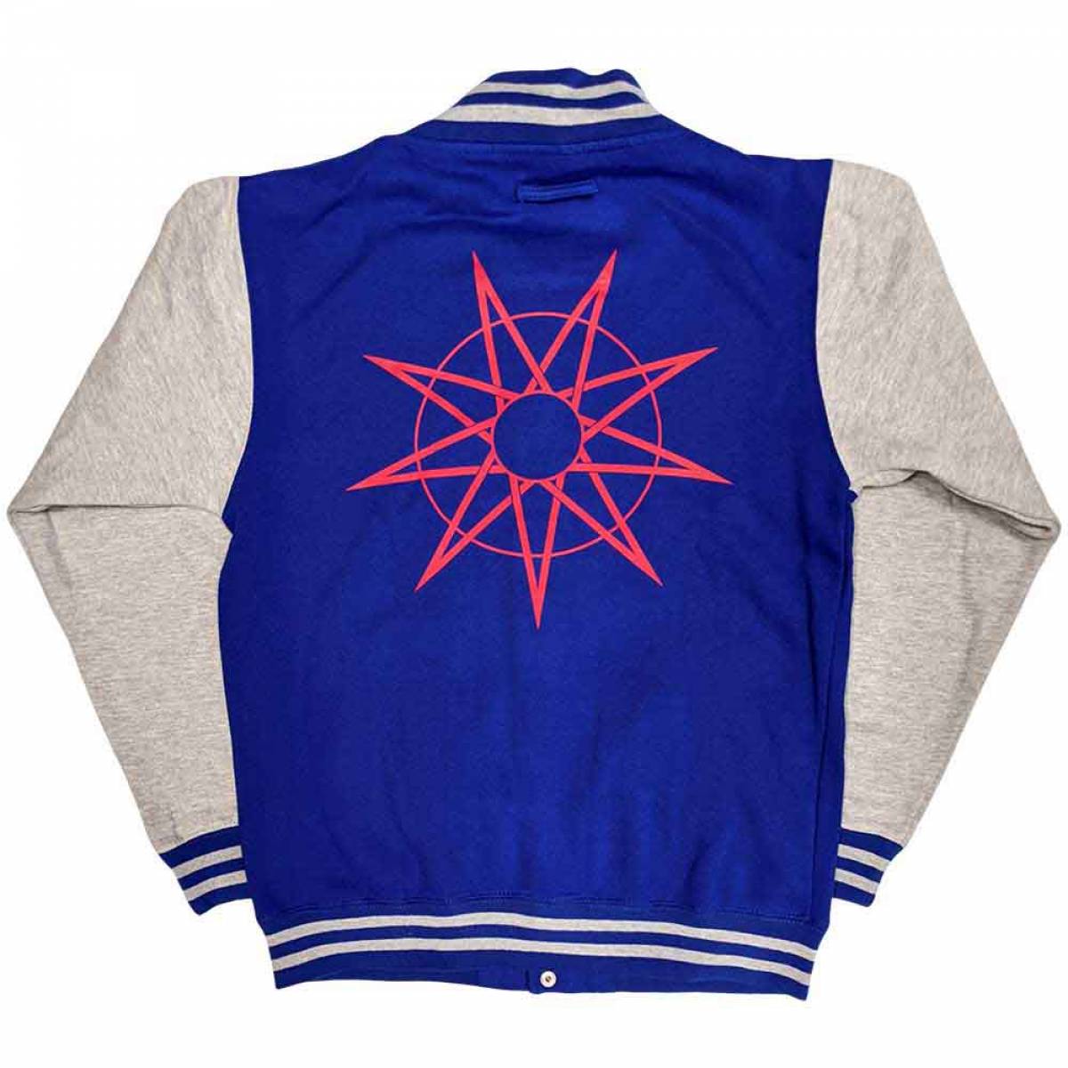 予約商品】SLIPKNOT Unisex Varsity Jacket: 9 Point Star (Back Print
