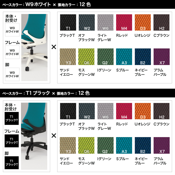 エフチェア ローバック KG-140PSH-T1T1｜オフィスチェア｜イトーキ公式