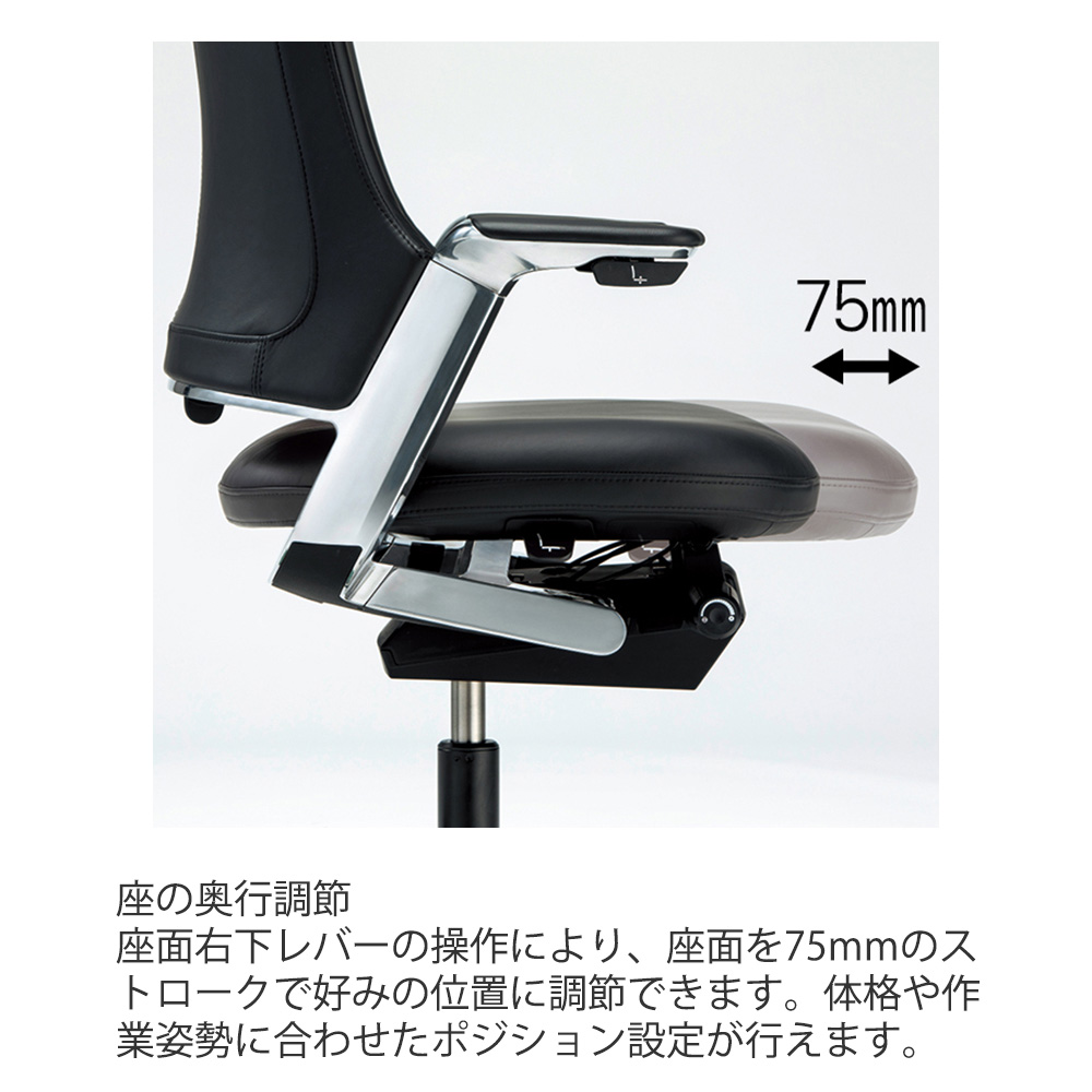レオニスチェア エクストラハイバック KJ-215LME-Z9T1｜エグゼクティブ