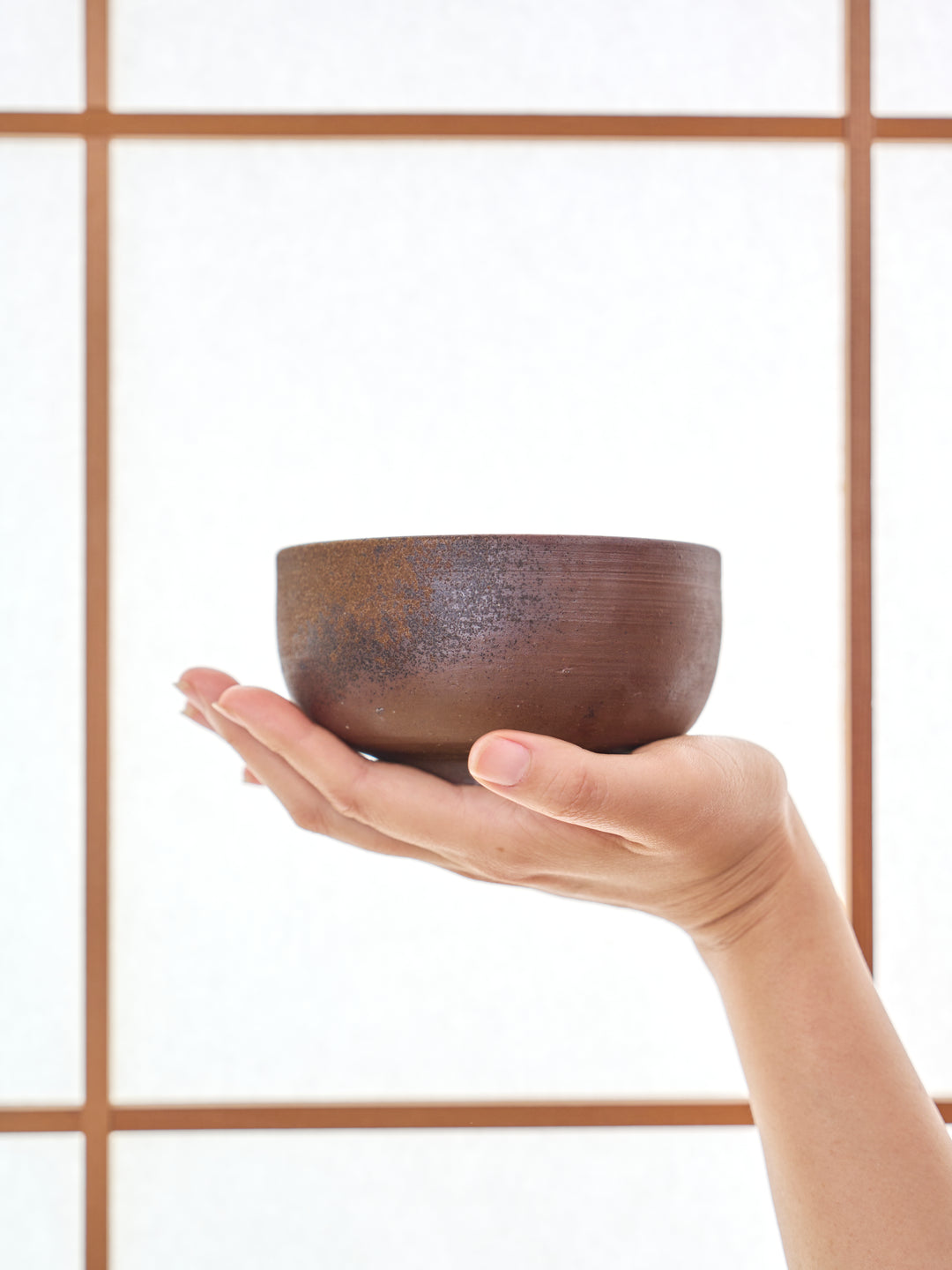 Bizen Ware Japanese Matcha Tea Bowl by Hozan | Japan Objects Store