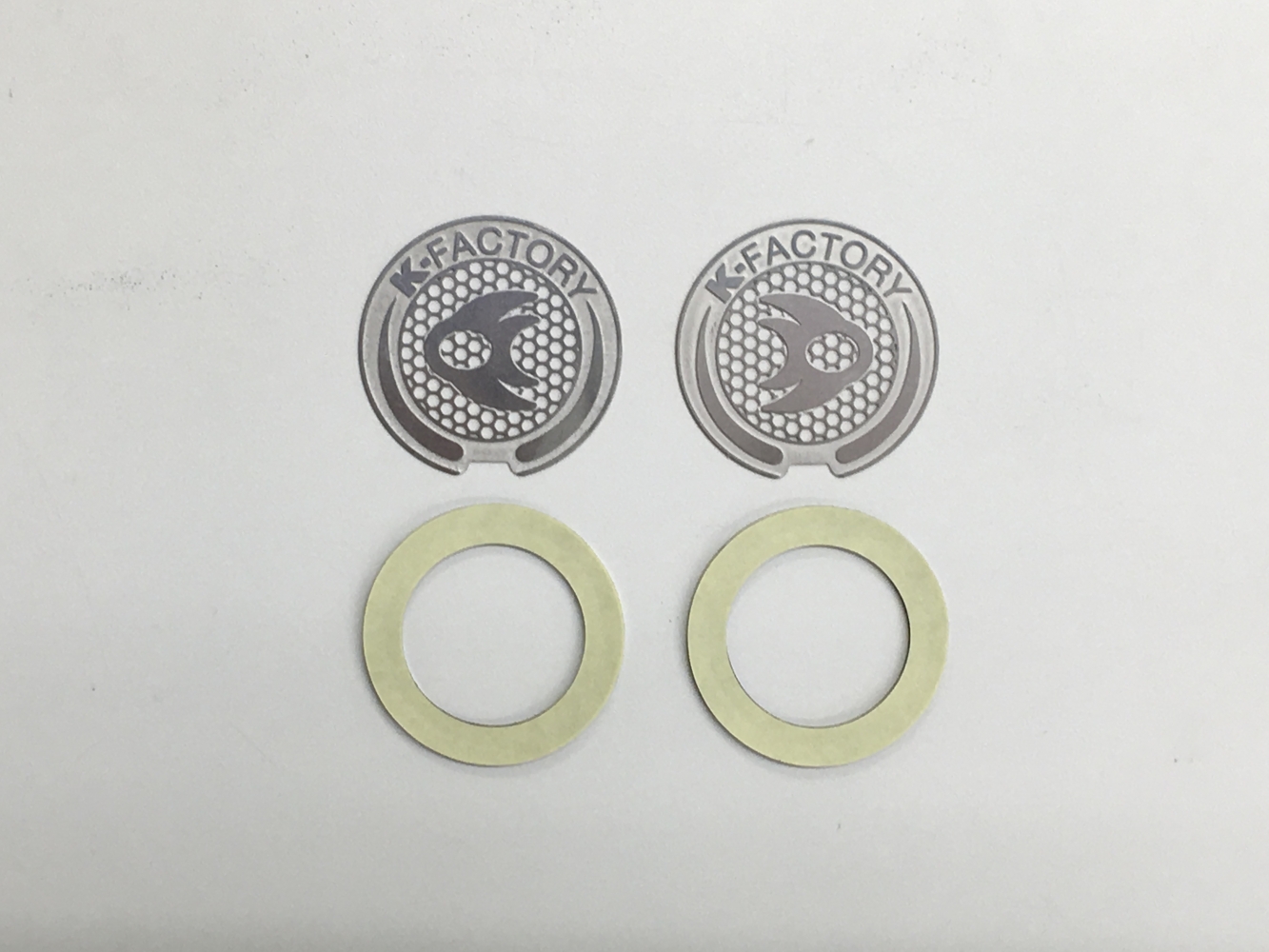 K-FACTORY ONLINE SHOP / エンジンスライダー用エンブレム（左右セット）