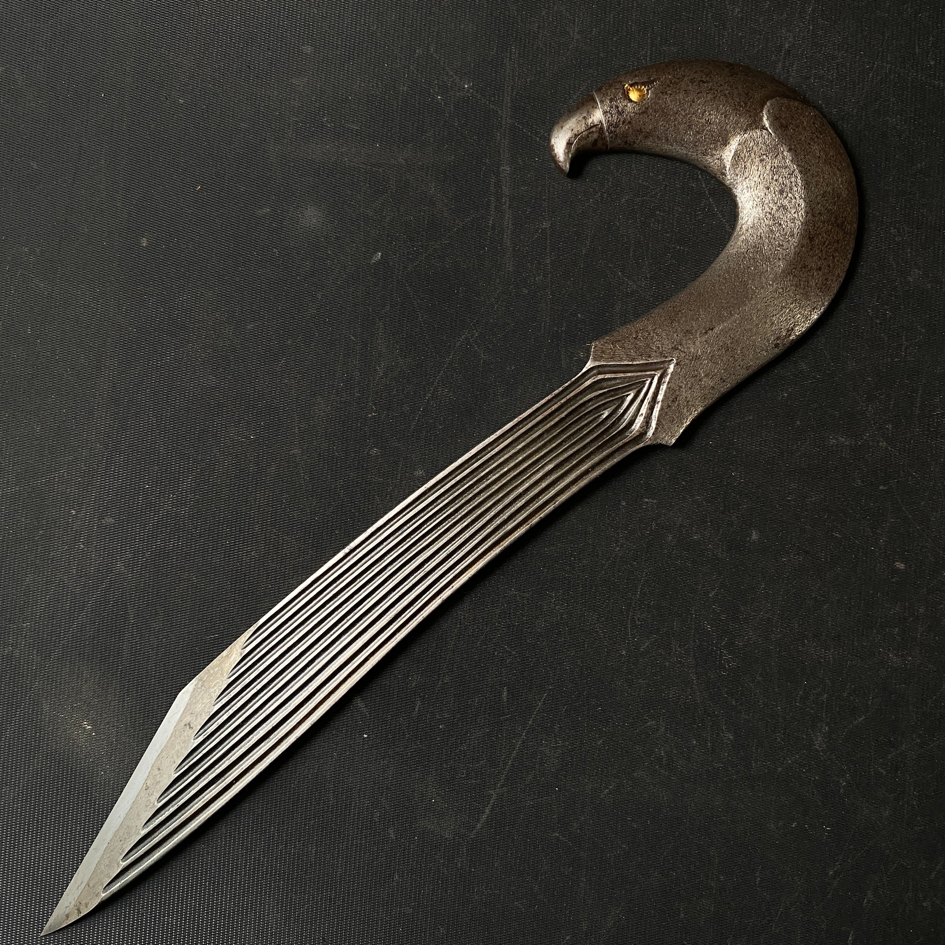 Old stock Fujiwara Yoshiaki Kiridashi Kokatana Bird(kanoto tori