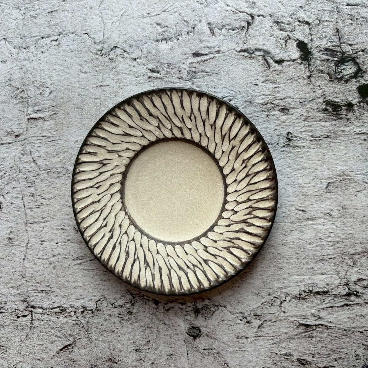 14cm 皿（ソーサー）｜作家 山本雅則（信楽焼） – nokaze｜陶器、和