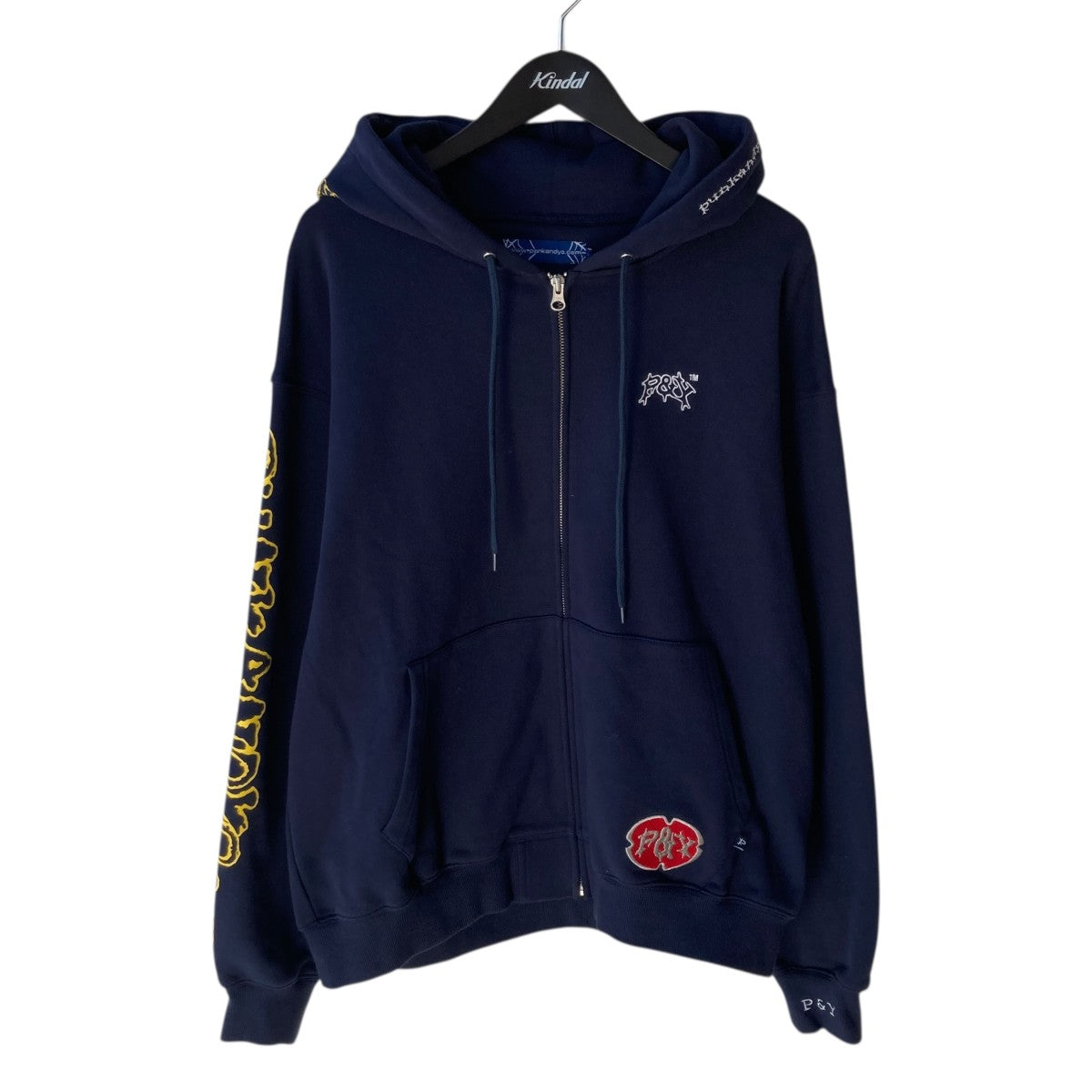 punkandyo(パンクアンドヨー) ジップパーカー ネイビー サイズ L