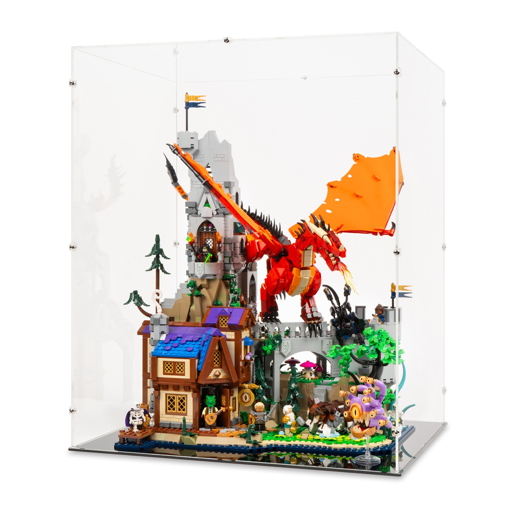LEGO® Dungeons & Dragons: Red Dragon's Tale Display Case (21348