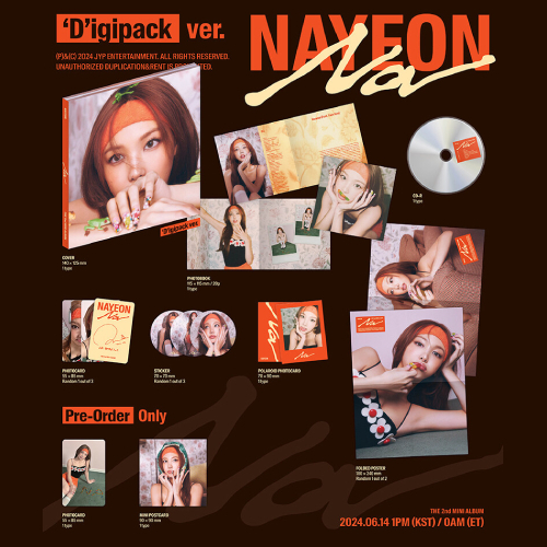 ナヨン(TWICE) - NA [2nd Mini Album/Digipack ver.] | 韓国エンタメ