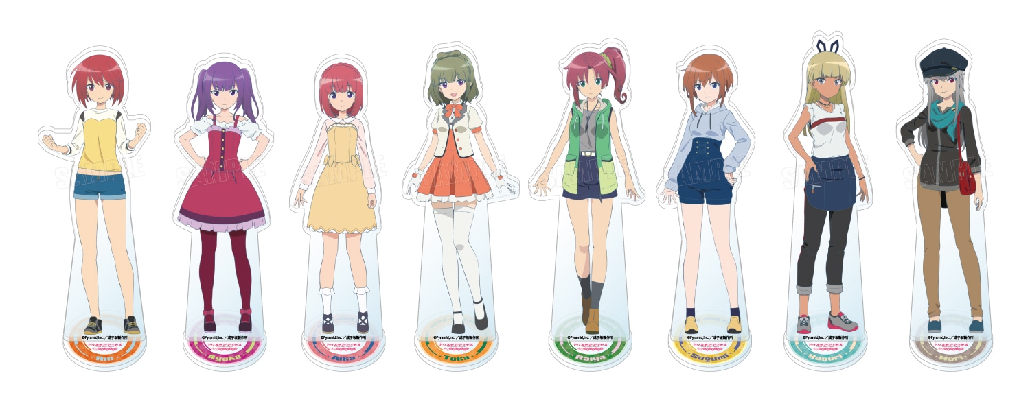 限定品】アリス・ギア・アイギス アニメ アクリルスタンド 蛙坂来弥