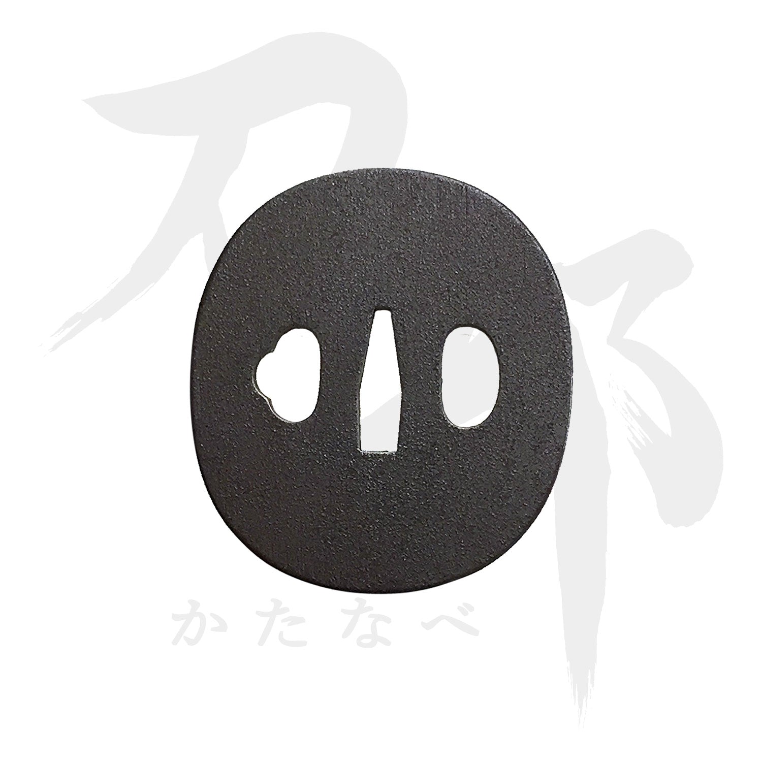 鉄地 竪丸形無地鍔（小）｜現代物金具の販売 刀部 かたなべ – 刀部