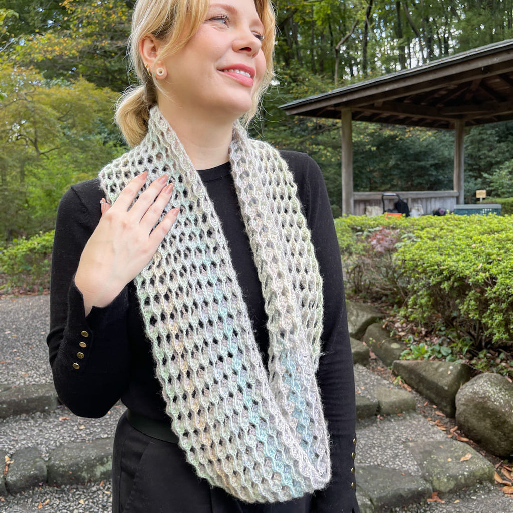 レシピ】ミルキーウェイのネックウォーマー – けいとや