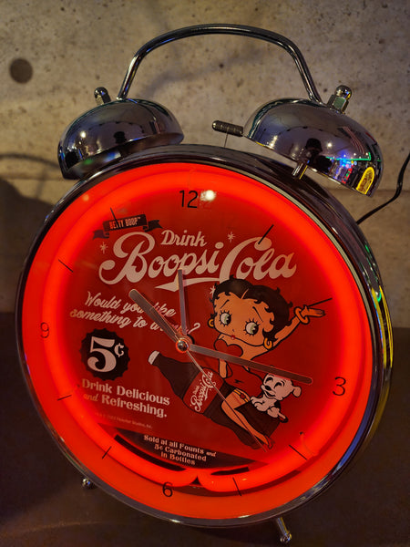 品番0246 ネオンアラームクロック Betty Boop ベティ・ブープ 千葉店