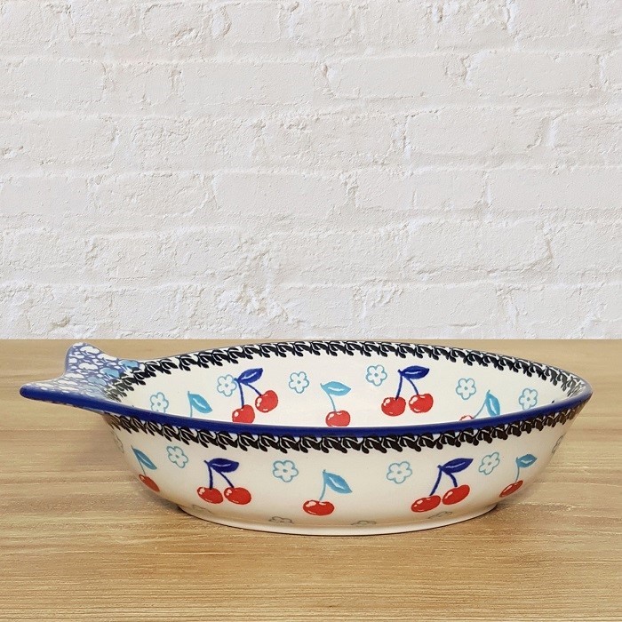 ポーリッシュポタリー CERAMIKA ARTYSTYCZNA お魚の形をしたグラタン