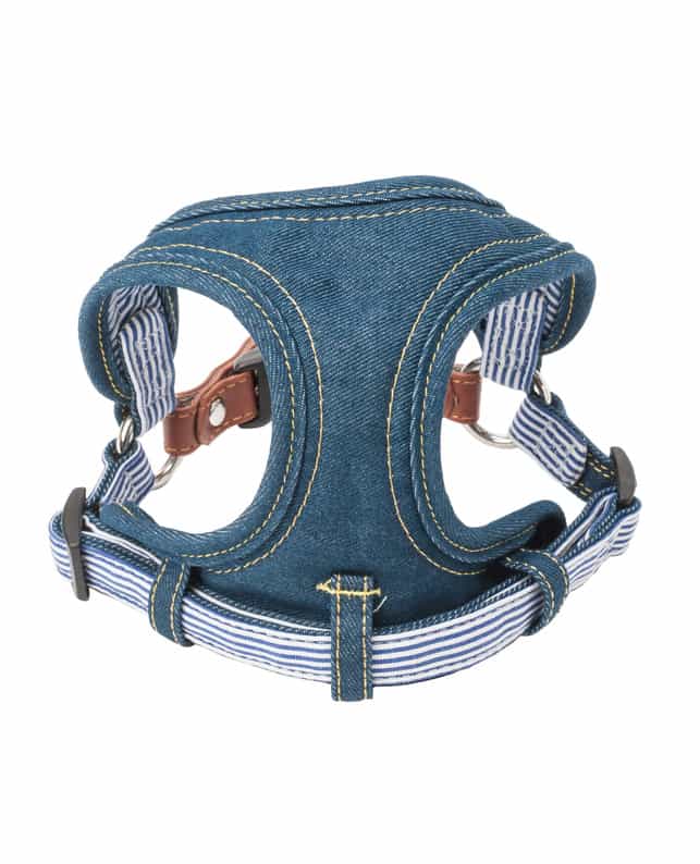カワノ産業 ヤワラカクッションハーネス デニム（KA-D0211）｜犬用品