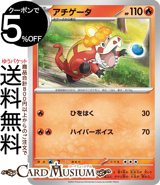 楽天市場】ポケモンカードゲーム ホゲータ sv4a ハイクラスパック