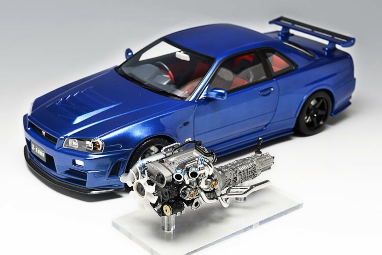 楽天市場】イグニッション 1/18 ニスモ R34 GT-R Z-tune ミッドナイト