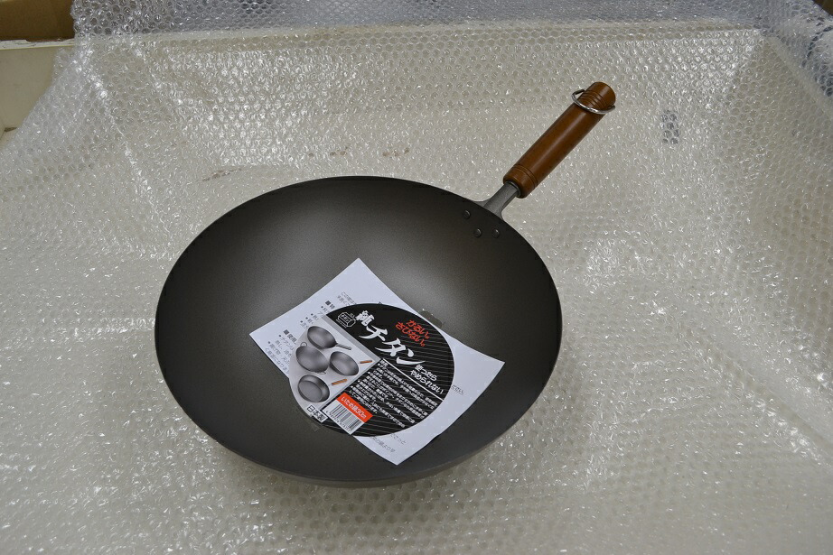 楽天市場】純チタン 中華鍋 27cm /長谷元/北京鍋/軽い/軽量/中華なべ