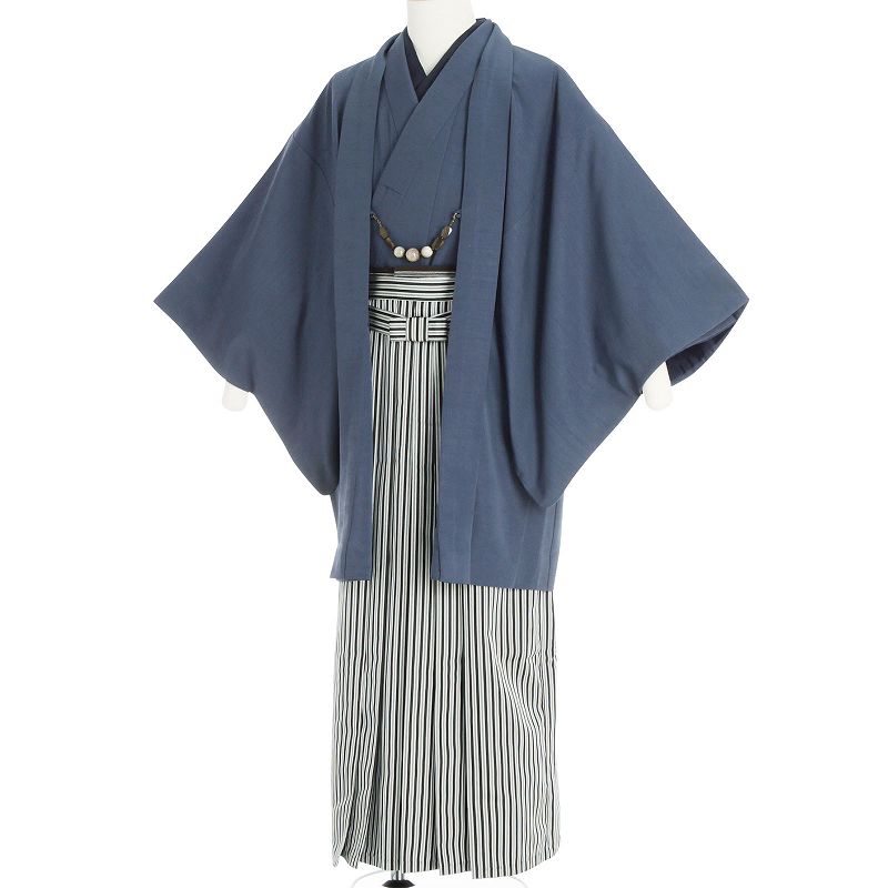 はむいちな 様 ロボホン 服 淡青藤色&山葵色 きもの 仙台平袴風 羽織