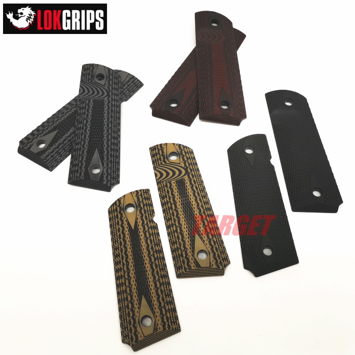 楽天市場】LOKGRIPS 1911フルサイズ用 G10製グリップ パニッシャー