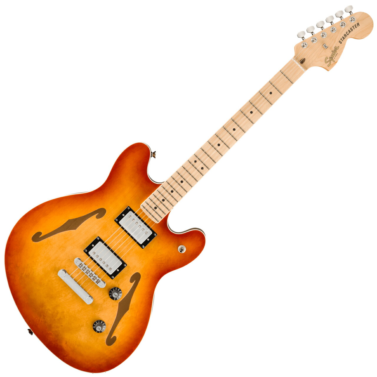 楽天市場】Squier Contemporary Active Starcaster - Shoreline Gold