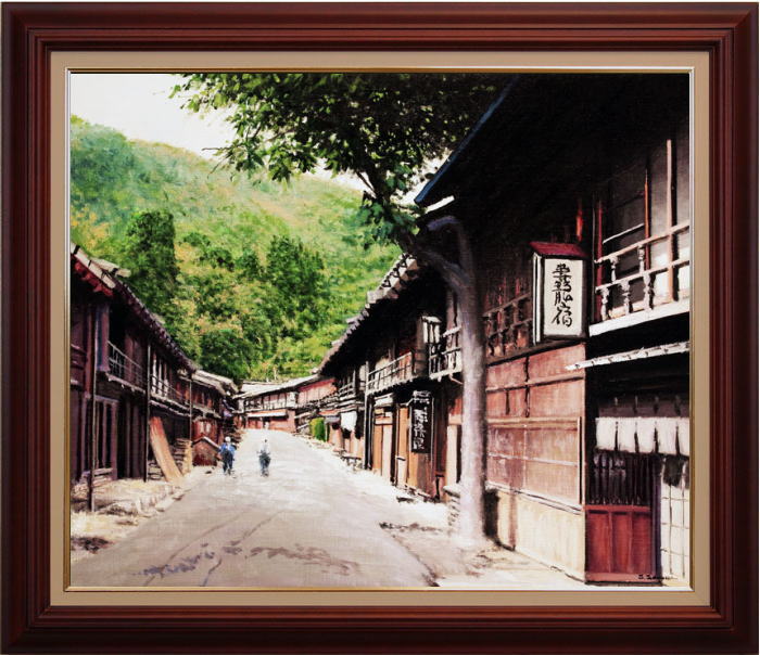 楽天市場】山田紀義 「 忍野富士 」 油絵 油彩画 F10 ( 10号 ) : 内田画廊