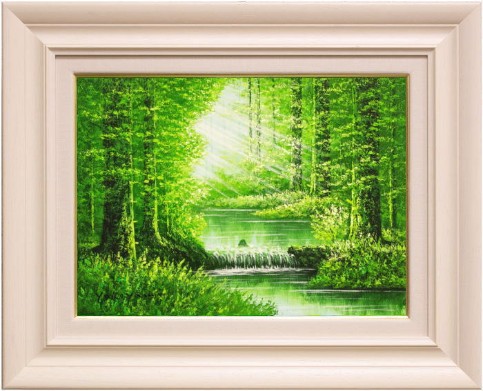 楽天市場】山田紀義 「 忍野富士 」 油絵 油彩画 F10 ( 10号 ) : 内田画廊