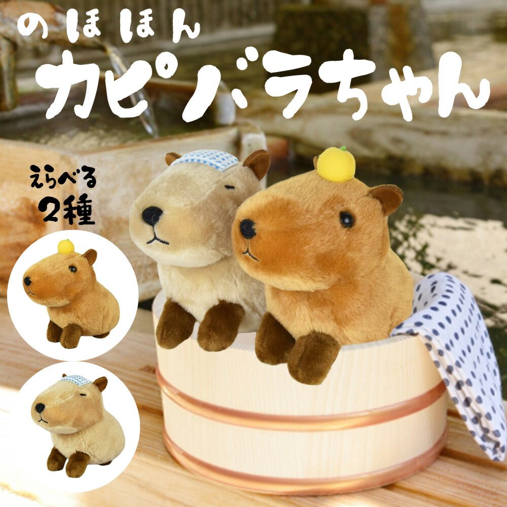 楽天市場】もふっとカピバラさんぬいぐるみ カピバラさんもふっと