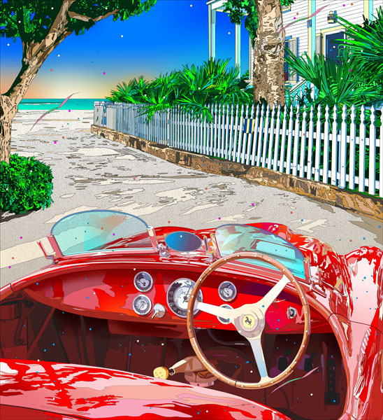 楽天市場】◇ 鈴木英人「タートルベイのサーファー」-LIFE IS WAVE