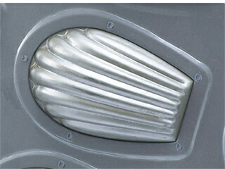 楽天市場】【出荷待ち7日〜45日】シリコン加工天板 マドレーヌ深型76mm