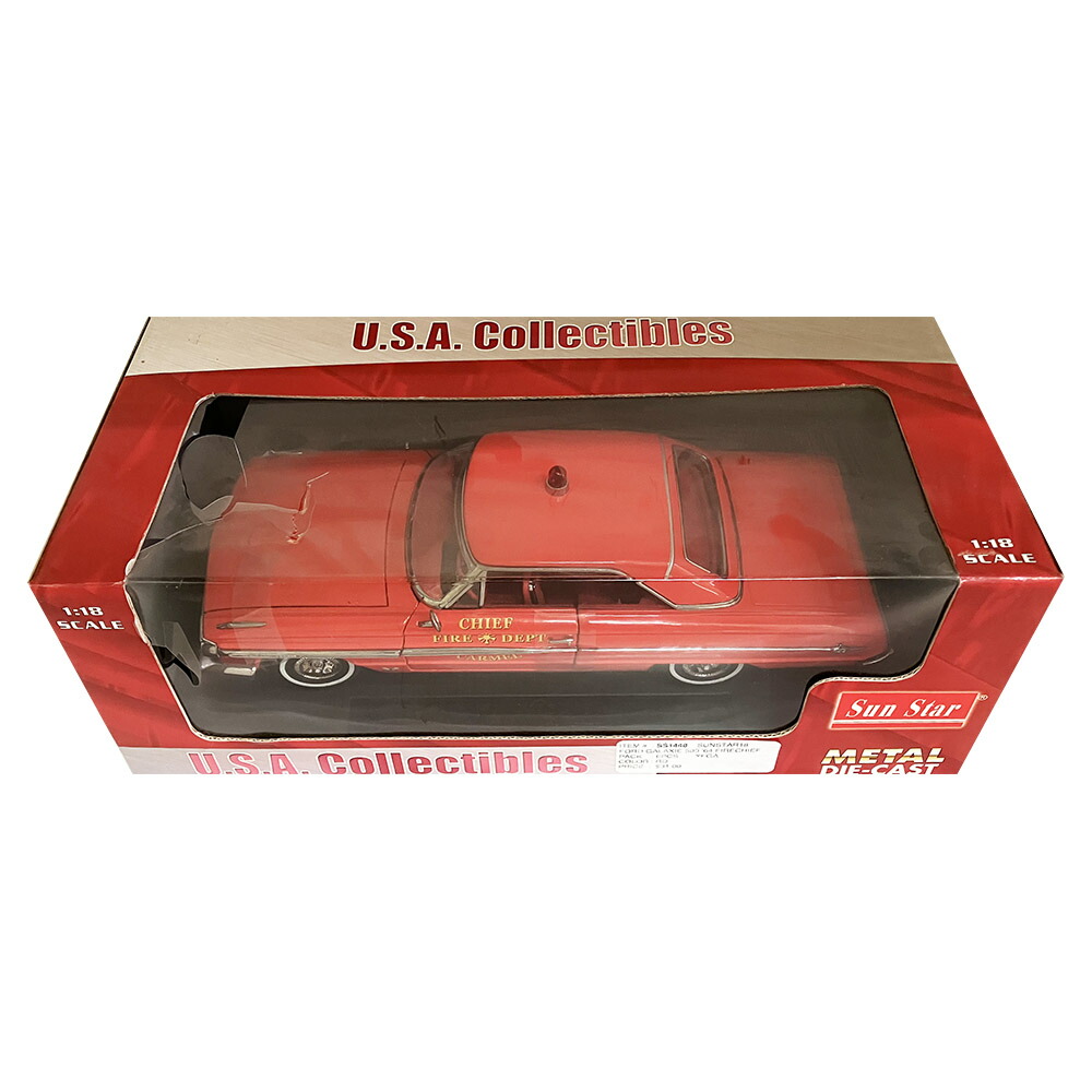 楽天市場】ミニカー 1/18 1963 フォード ギャラクシー 500XL ＃45