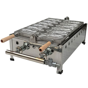 楽天市場】日本製 ガス式 たい焼き機 LPガス用マルエフ 人気 たい焼機