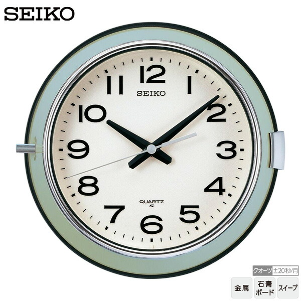 楽天市場】P.F.S.別注 SEIKOクロック WALL CLOCK クオーツ掛け時計