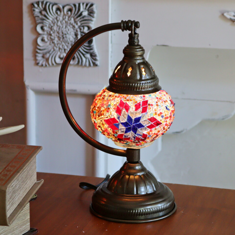 楽天市場】【10%OFFクーポン対象】トルコランプ モザイクテーブル