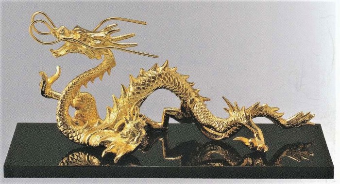 楽天市場】スワロフスキー ドラゴン L 龍 1083710 ゴールド 2012年辰年