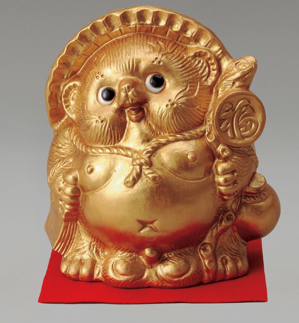 楽天市場】信楽焼き たぬき 狸 タヌキ置物 金運 開運 魔除け 置物 陶器