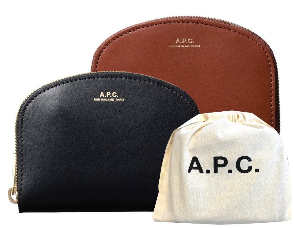 楽天市場】A.P.C. アーペーセー 二つ折りレザー財布 コンパクト
