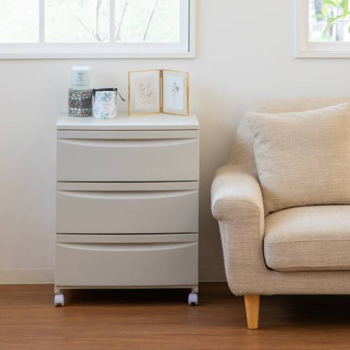 3段チェスト ルーセント363 チェスト 3段 キャスター付き タンス