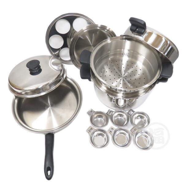 楽天市場】【中古・B】アムウェイ クィーンクックウェア 24ピース